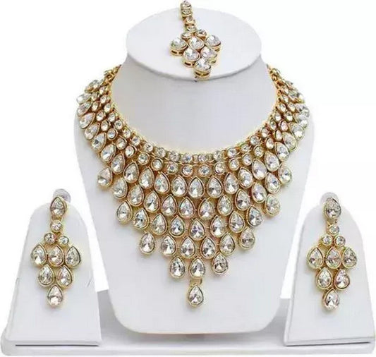 Alloy Gold Plated Jewellery Set