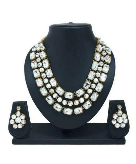 Alloy Gold Plated Jewellery Set