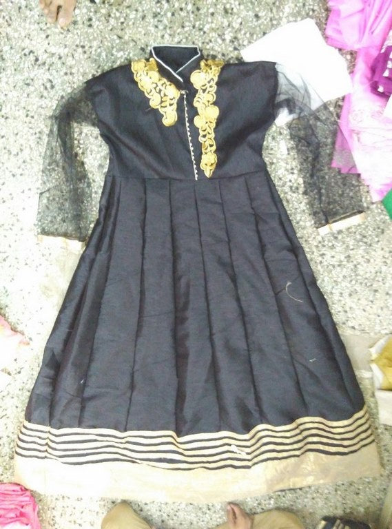 Beautiful Black embroidered Ceremonial Anarkali Suit