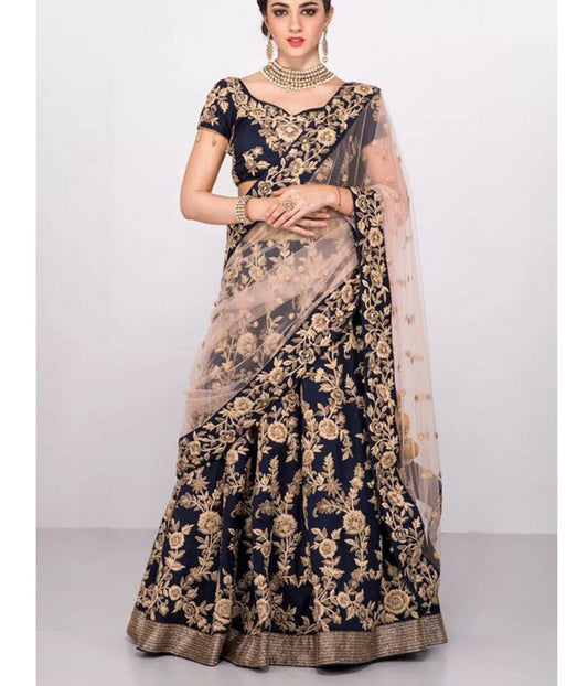 Beautiful Heavy embroidered bridal wedding lehenga