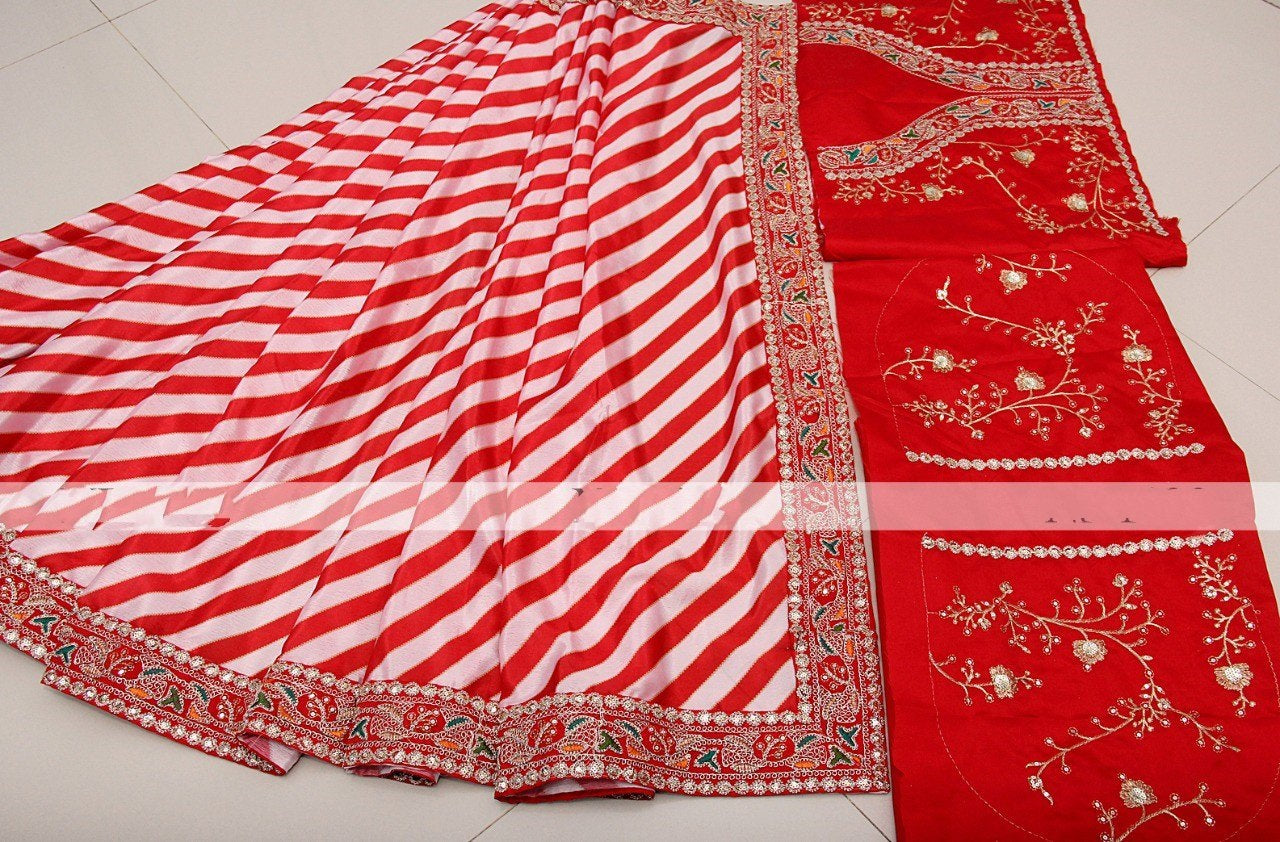 Maroon chinon silk digital printed sequence work saree