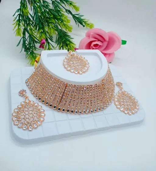 Rose Gold Choker Set