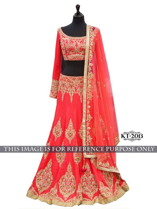 Women's orange lehenga