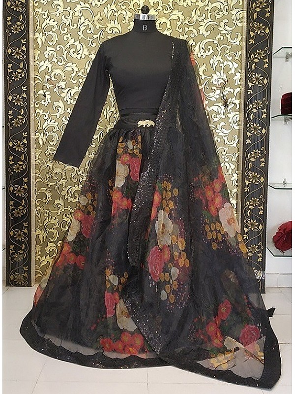Stunning Floral Printed Lehenga Cholii With Dupatta For Party Wear –  theFabvilla.com