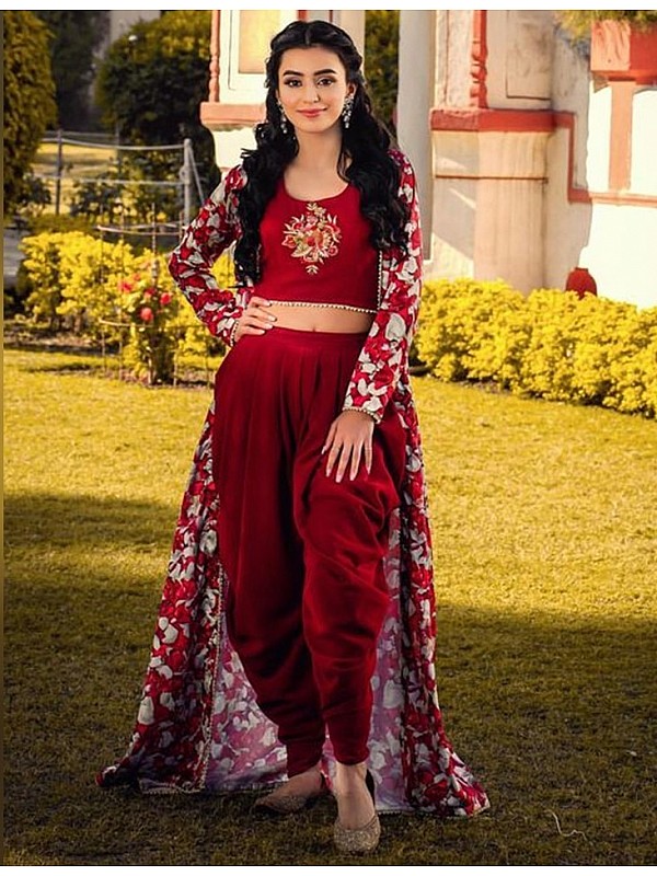 Buy online Girls Printed Kurta Dhoti Salwar Set from ethnic wear for Women  by Readiprint Fashions for ₹1179 at 61% off | 2023 Limeroad.com