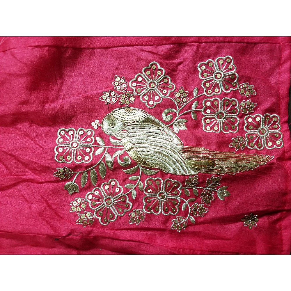 Stylist Pink embroidered Ceremonial lehenga