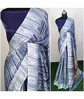brown monolisha cotton printed saree
