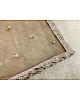 brown mono net embroidered ceremonial saree