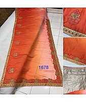 multicolored rangoli silk designer embroidered wedding saree
