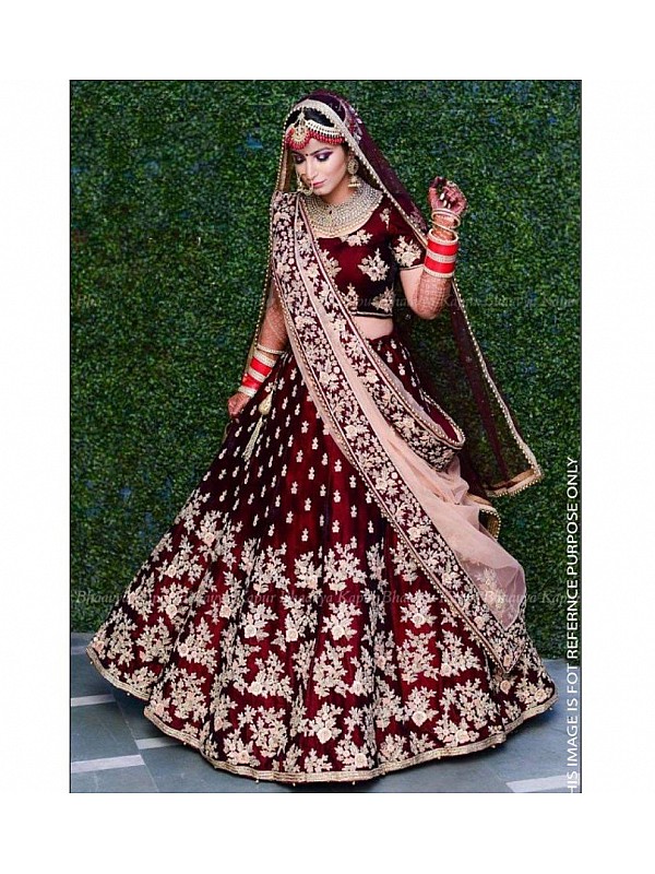 Heavy designer bridal wear Lehenga choli