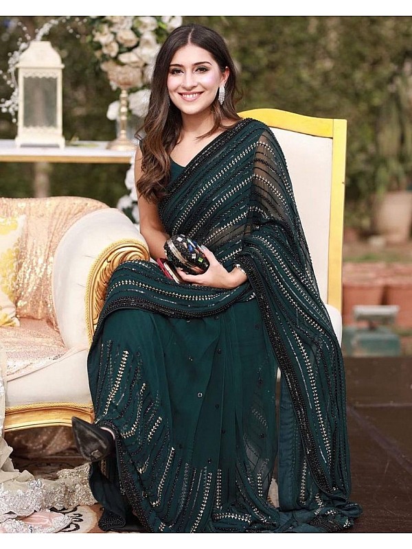 10 Party Wear Saree Designs You Shouldn't Miss Out On - Latest Fashion  News, New Trends