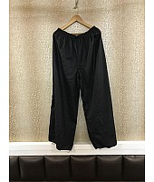 Black tapeta silk plazzo salwar suit