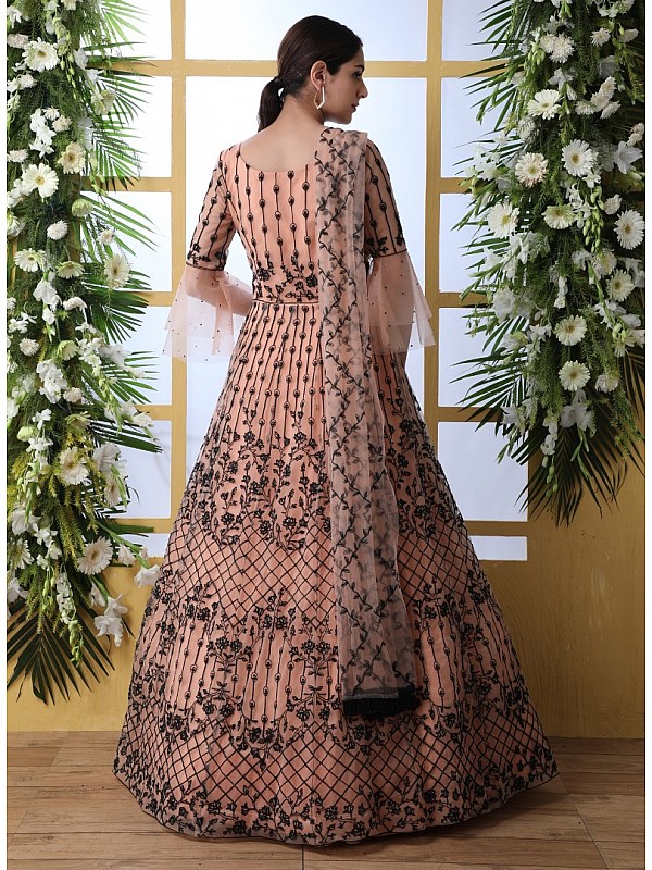 Ethnic Gowns | Fully Net Gown For Wedding Wear | Freeup-hancorp34.com.vn