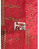 Red georgette embroidered bollywood saree