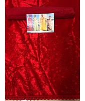 yellow mono net embroidered ceremonial saree