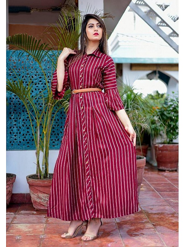 Buy White Butta Kurta With Red Lining Pants by Designer Eeshva India Online  at Ogaan.com