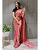 Magento red booming silk ready to wear saree