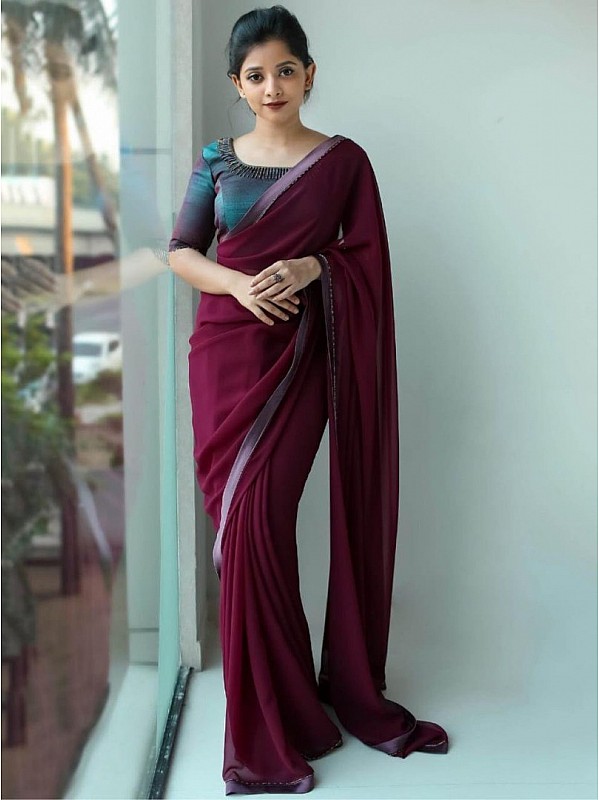 Printed Cotton Saree Blouse Designs / Plain Saree With Printed Blouse /  Printed Saree Blouse Pattern - YouTube