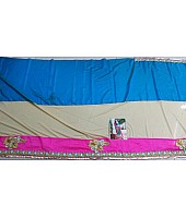 Beauitufl multicolor embroidered wedding saree