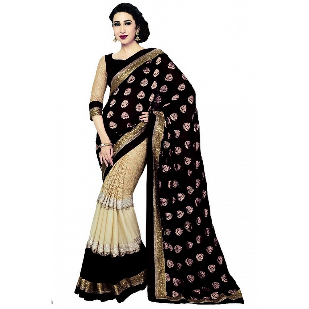 Beautiful gorgeous black saree