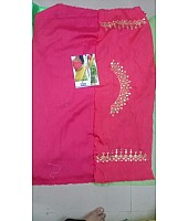 Designer green and yellow embroidered saree