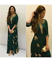 Gorgeous Green embroidered Wedding Anarkali Suit
