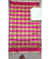 Gorgeous Pink Printed Party wear Saree