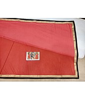 Gorgeous red georgette partywear saree