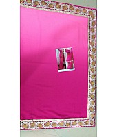 Mahaveer designer partywear pink saree