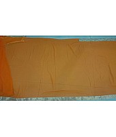mahaveer orange ceremonial embroidered saree