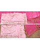 Baby pink nylon mono net embroidered lehenga choli