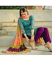 Rama georgette bandhni print embroidered salwar suit