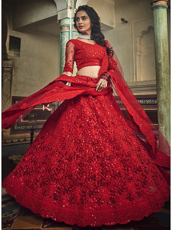 Party Wear Simple Lehenga With Dupatta For Girls 2023-sgquangbinhtourist.com.vn