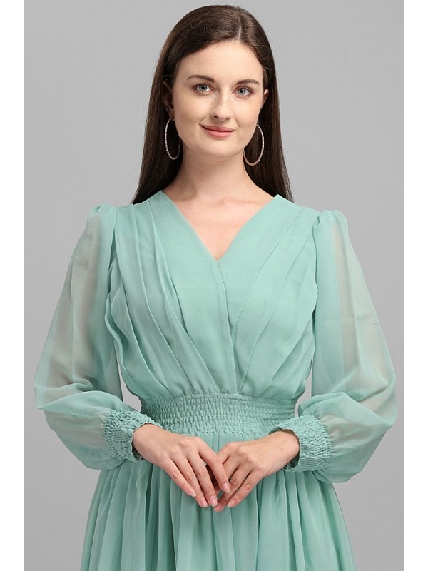 Green Satin Prom Dresses with Slit Spaghetti Strap Evening Dress 21993 –  vigocouture