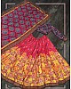 Yellow vaishali silk digital printed traditional lehenga choli