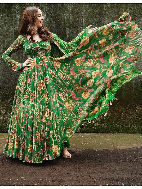 Buy Green Gown Online In India  Etsy India