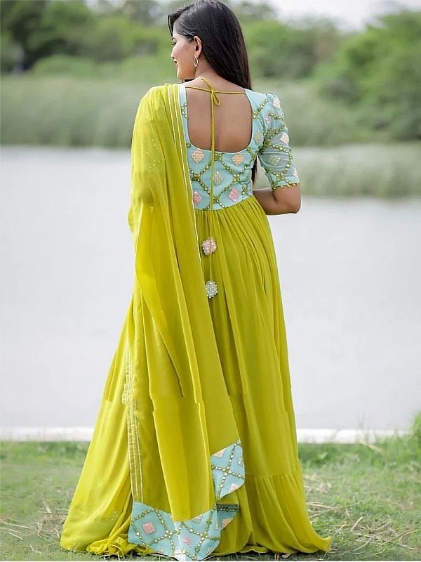 Buy Trendy Mehndi Wear Dresses in Australia, New Zealand - Empress – Tagged  