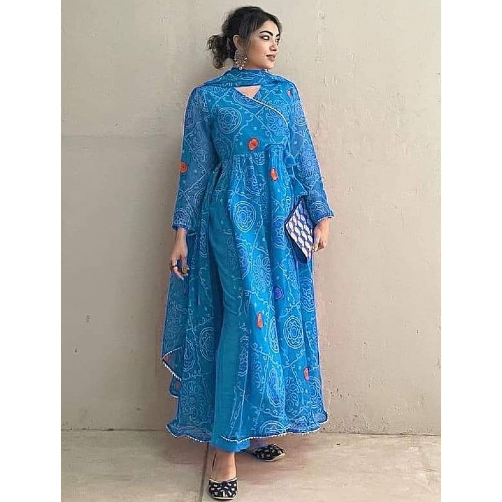 Rama georgette bandhni print casual ethnic gown