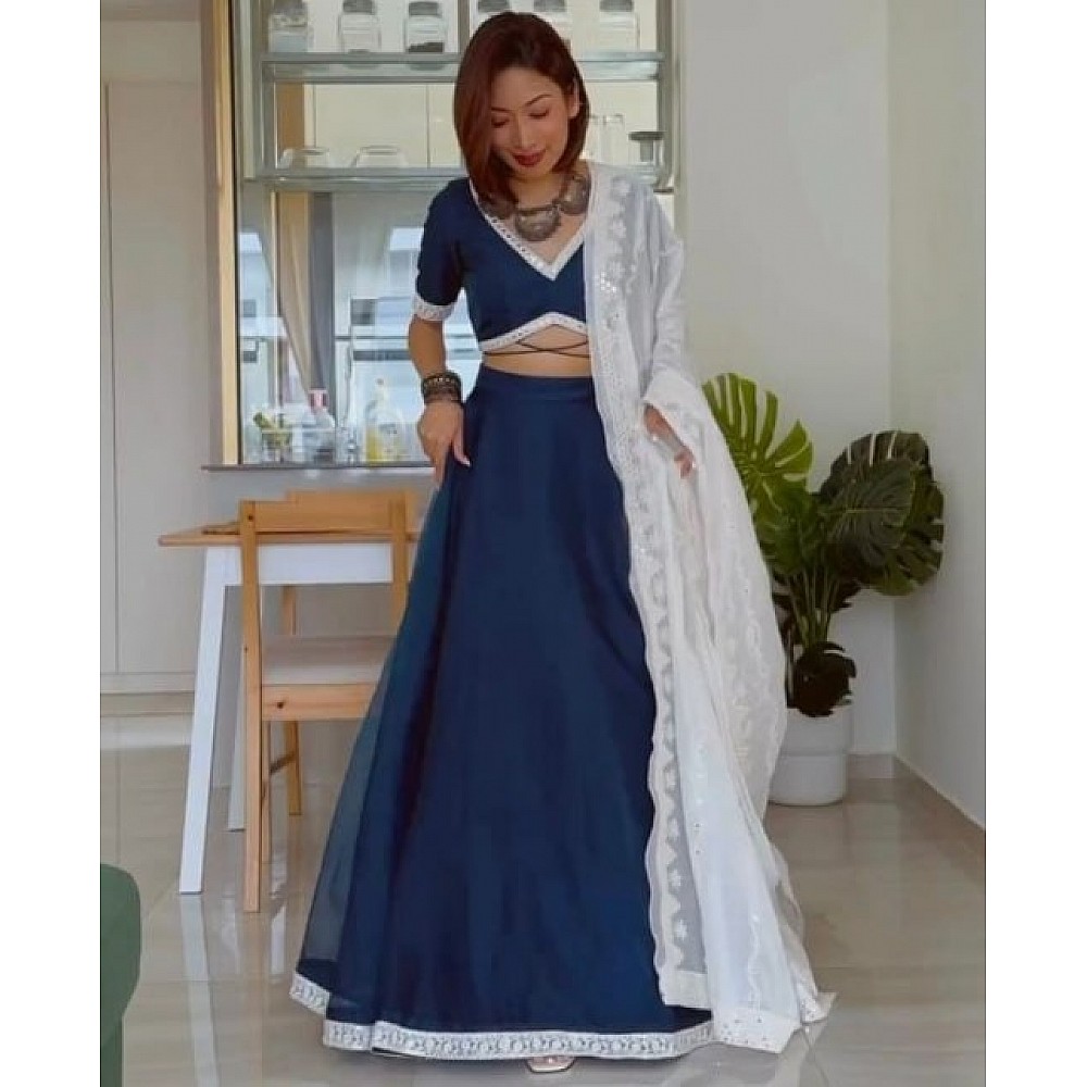Buy White Lehengas & Sarees for Women Online in India - Indya
