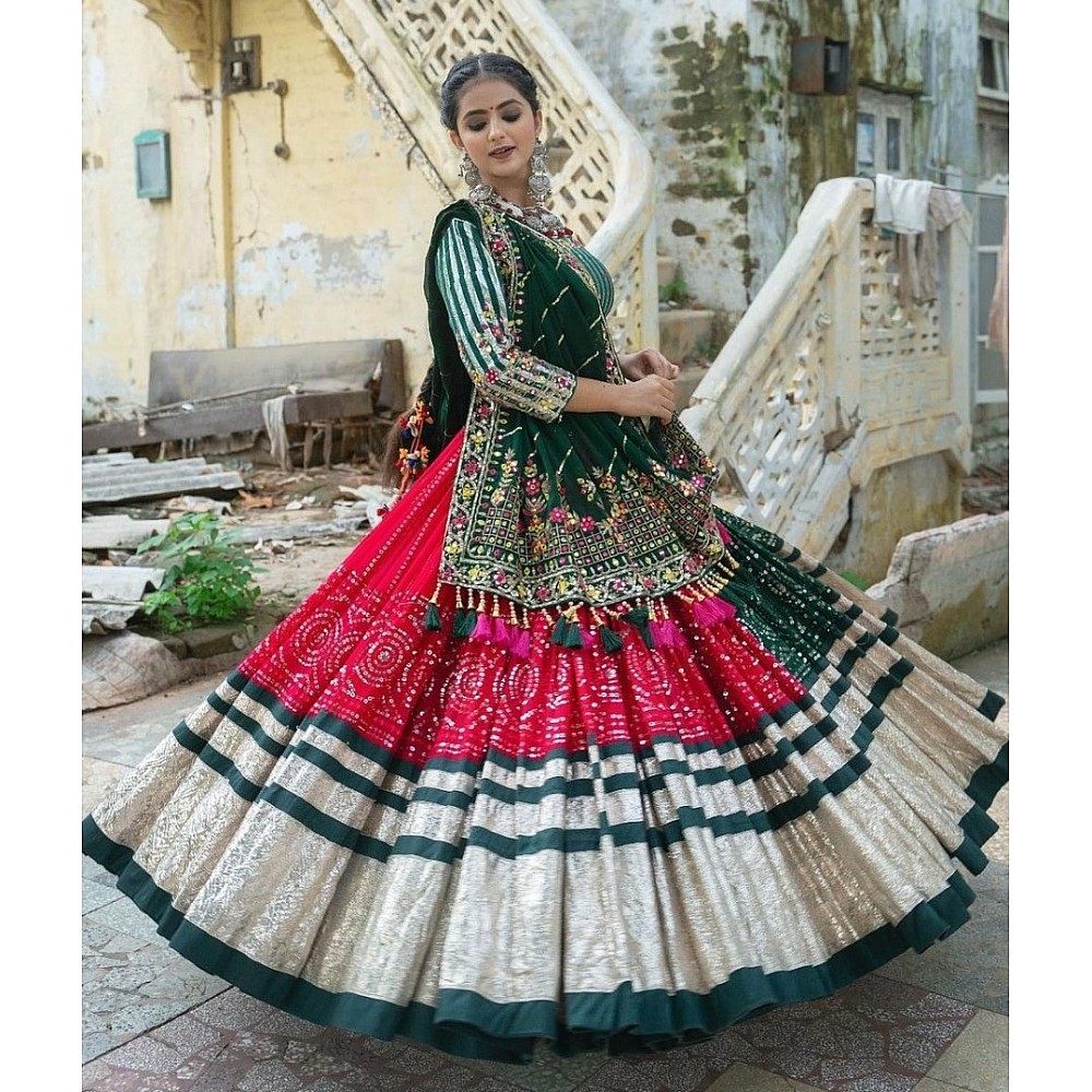 Designer Special Ghagra Choli Style Lehenga Top for Woman Style for Gujarati  Garba and Musical Event of Wedding Lehenga for Girl - Etsy