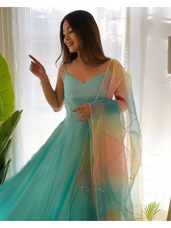 Lavanya Maxi Dresses  Buy Lavanya The Label Pink Silk Long Dress With  Dupatta Set of 2 Online  Nykaa Fashion