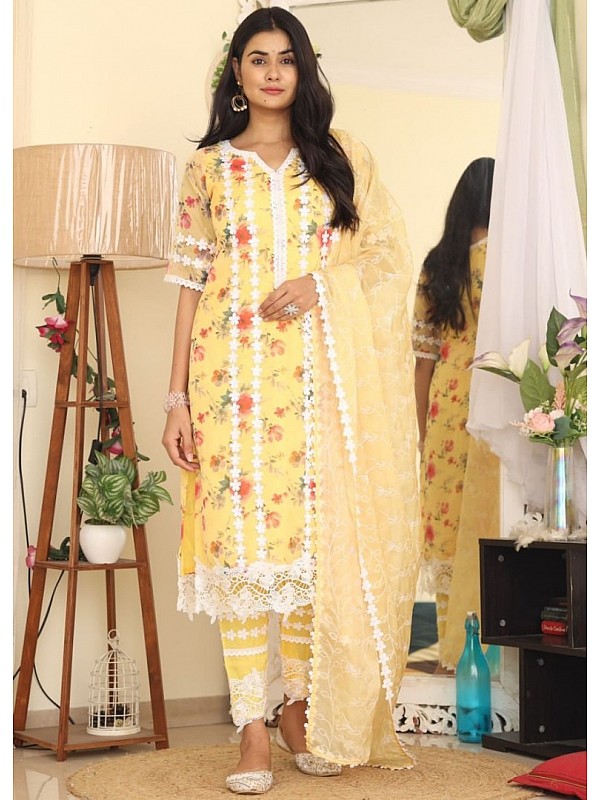 Sky Blue Designer Salwar Kameez in Pakistani Style - Clothsv