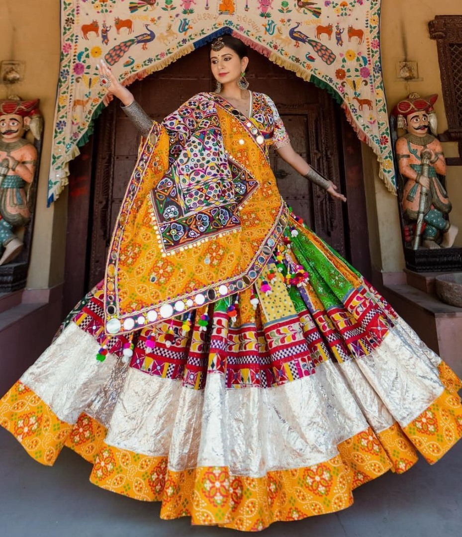 Navratri Special! Chaniya Choli garba dress traditional indian gujarati  lehenga | eBay