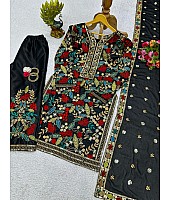 Black heavy work designer salwar suit