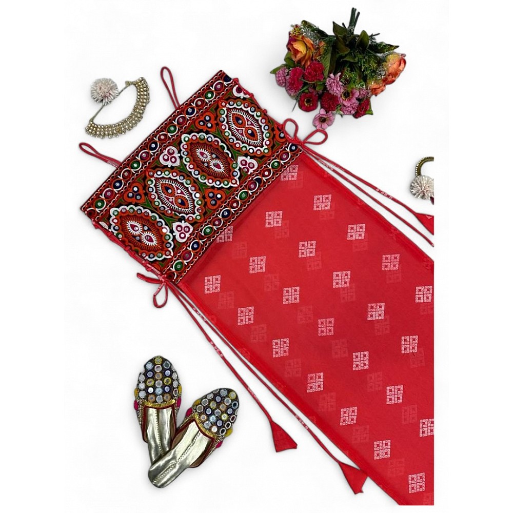 Red stylish indowestern fancy kurti
