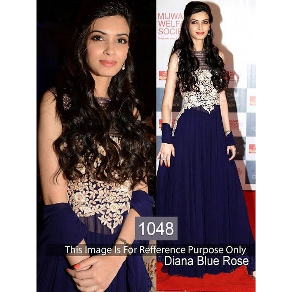 Diana Blue Rose Salwar Suit