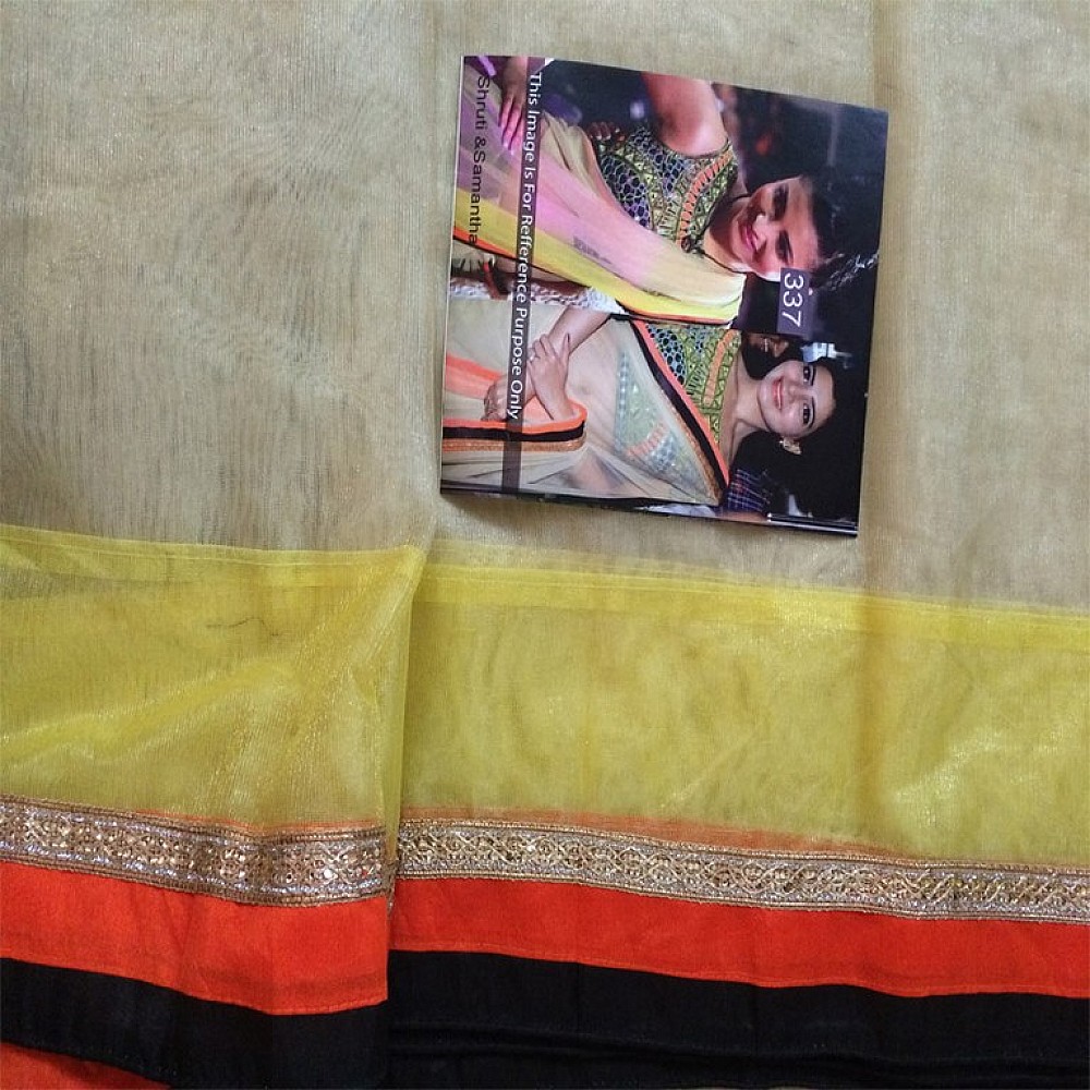 shruti and samntha gorgeous net saree