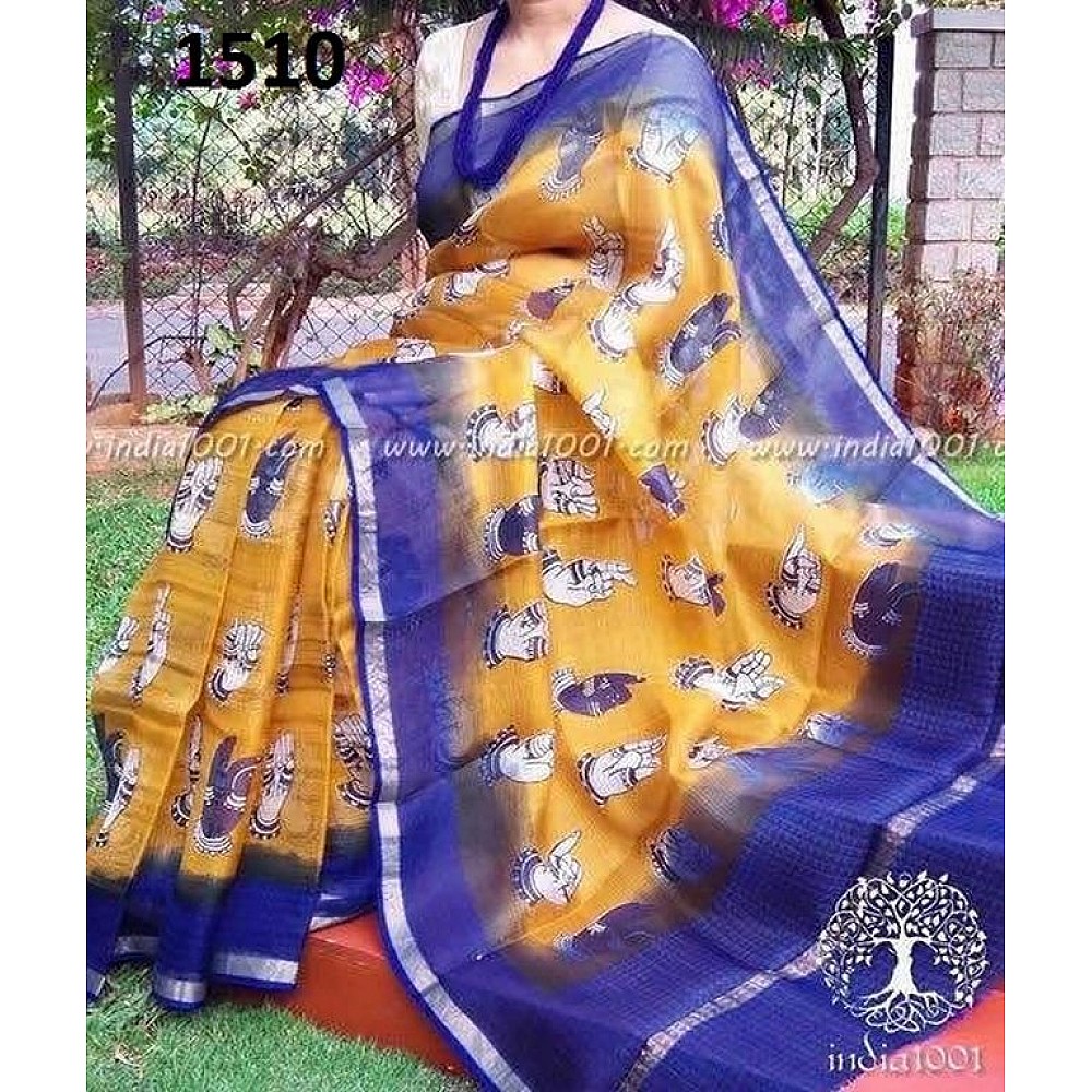 Stylist Multicolor Printed Ceremonial Saree